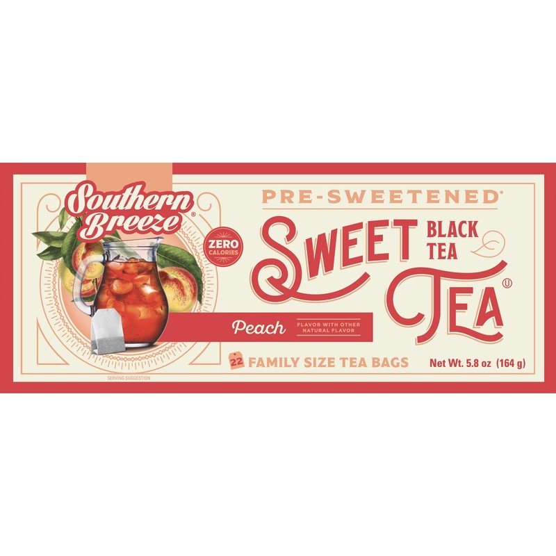 Southern Breeze Sweet Tea Peach Sweet Iced Tea , Peach,