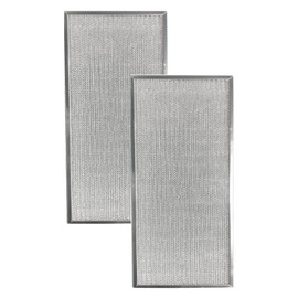 2-Pack Air Filter Factory 10-1/2 Inches X 23-3/4 Inches X 3/8 Inches Range Hood Aluminum Grease Filters
