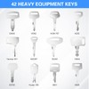 42PCS Heavy Equipment Keys Master Set, Universal Operator Construction Ignition