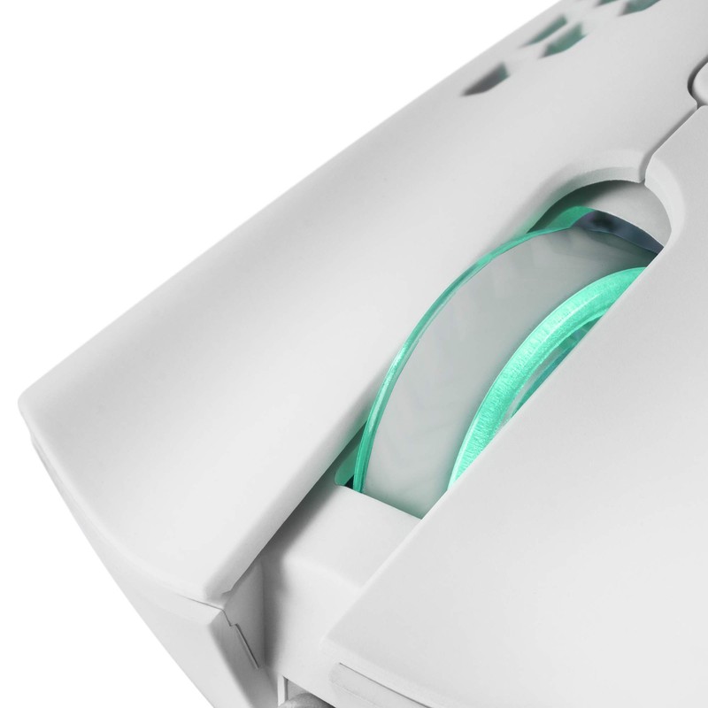 Mars Gaming MMEXW White RGB Gaming Mouse 32K DPI Feather