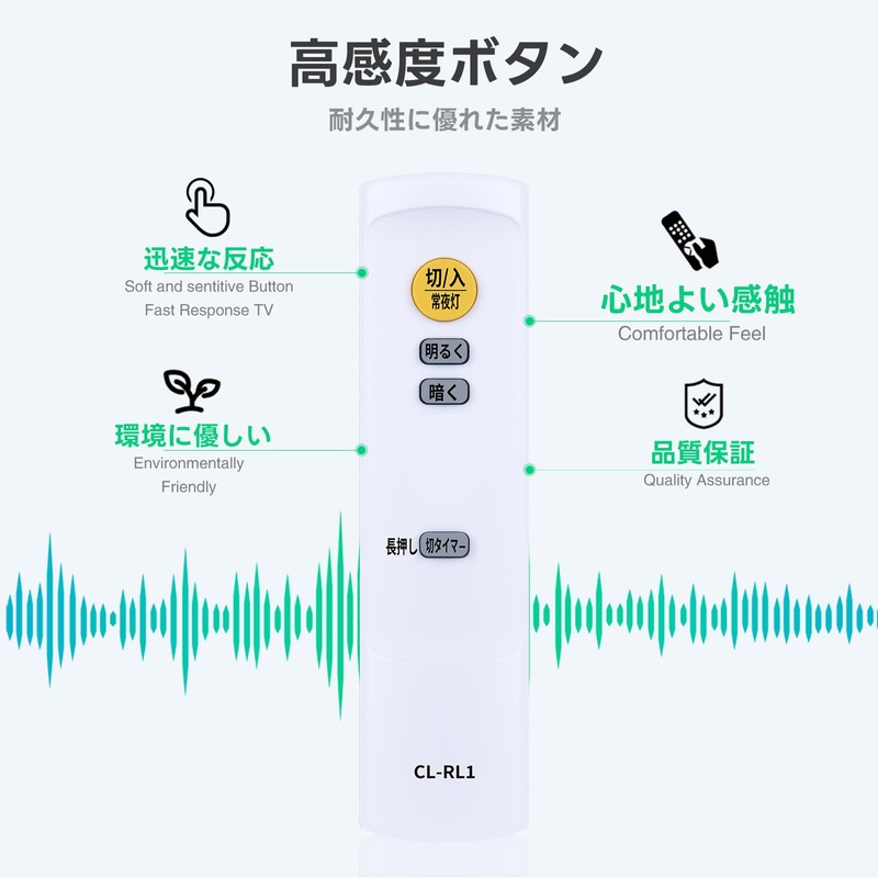 Ceiling Light Remote Control CL-RL1 (Formerly R5.0-D) for IRIS OHYAMA