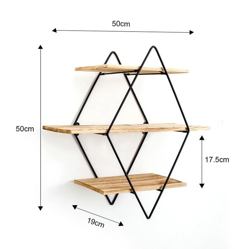 Lobwerk Design Shelf 50 x 50 x 19 cm Wall