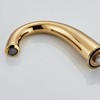 Beelee Gold Solid Brass Widespread Bathroom Faucet 3 Hole Two