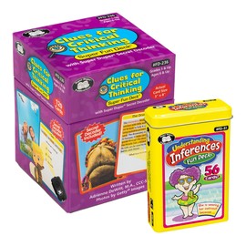 Super Duper Publications | Clues for Critical Thinking Secret Decoder Fun Deck | Understanding Inferences Flash Cards | Problem Solving and Reasoning Skills Bundle | Educational Learning Materials