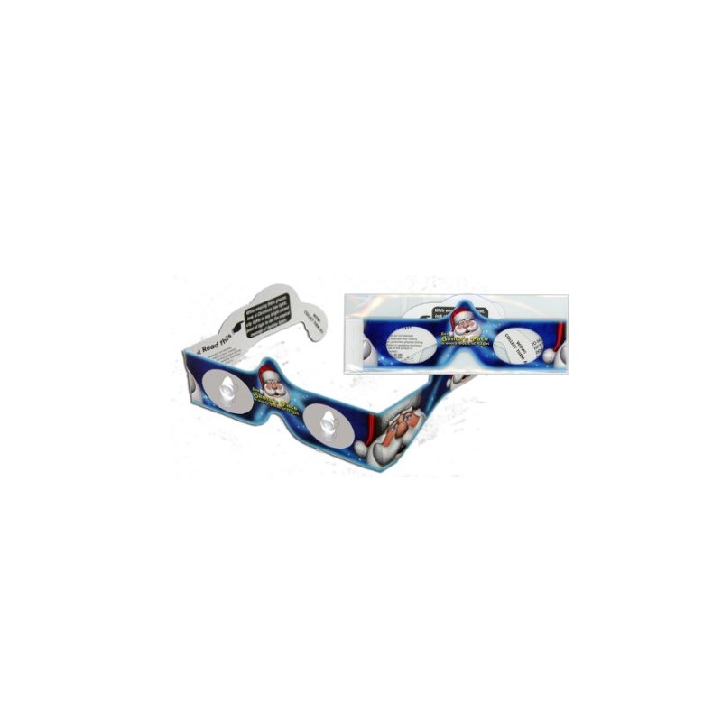 Santa Holiday Specs - See Santa's Face in Christmas Lights