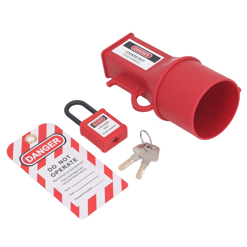 Industrial Socket Lockout Device 72mm Diameter Energy Isolation Electrical Plug