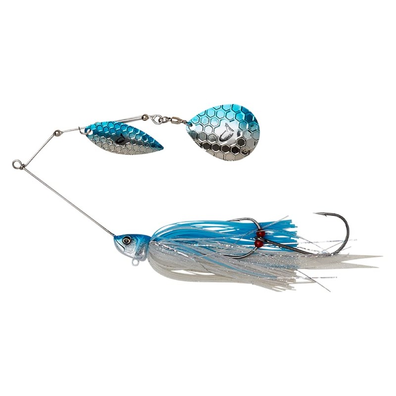 Savage Gear Da'Bush Spinnerbait (Red Head Silver, 16cm 32g Sinking)