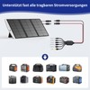 Leehitech 6 in 1 Solar Charging Cable Solar Adapter, Universal