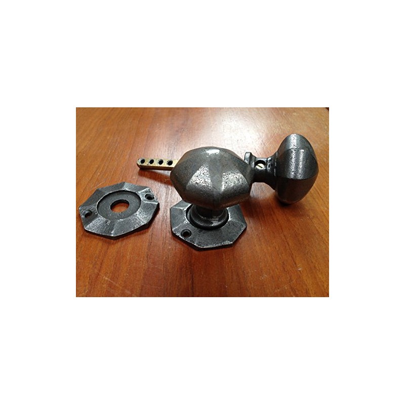 Octagonal cast-Iron Door knob Set