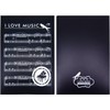 Music Themed 6 Pages Music File Display Folder Presentation Binder