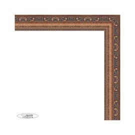Poster Palooza 26x40 Traditional Antique Gold Wood Picture Frame - UV Acrylic, Foam Board Backing, & Hanging Hardware Included!