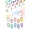 Cotton Candy Cotton Candy Gel Nail Pastel, Color Gel, Sheer,