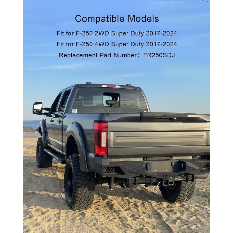 FR250SDJ Rear Bump Stops Compatible with Ford F250 Super Duty