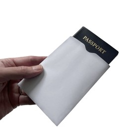 RFID Passport Protector Sleeve with 13.56 mhz Signal Blocking Protection - USA Made - Secure Anti Theft Passport Cover Shield for Passport Books Great for Travel by Specialist ID