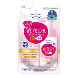 KOSE Softymo Foam Cleansing Wash H (Hyaluronic Acid), Refill, 6.1 fl oz (180 ml)