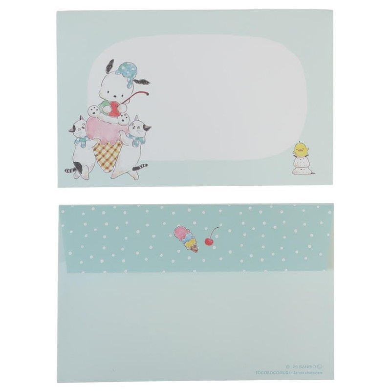 Sanrio Barley x Sanrio Characters [Letter Set] / Pochacko and
