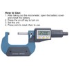 Micrometer Digital, LCD Digital Outside Micrometer 25-50 mm/1-2 Inch, Electronic