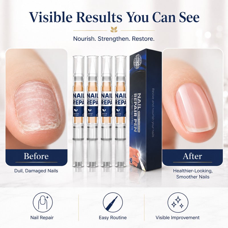 4-Pack Nail Care Liquid Pens for Women – Portable Nail