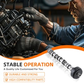 GoaMotors Right Side Exhaust Camshaft Fit for Jeep Grand Cherokee for Dodge for Chrysler 200 300 for Ram 3.6L V6 Models, Replace# 5184378AG 05184378AH 5184378AE 5184378AF 5184378AD