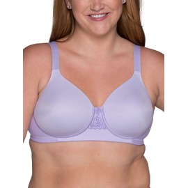 Vanity Fair Women's Full Figure Beauty Back Smoothing Bra (36C-42H), Wirefree-Virtual Lavender, 40C