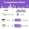 NuNaturals White Stevia Powder Packets, Single-Serve, Zero Calorie Sugar Substitute,
