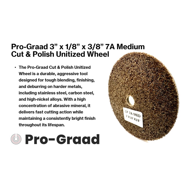 Pro-Graad 5 Pack 3” x 1/8” x 3/8” 7A MED