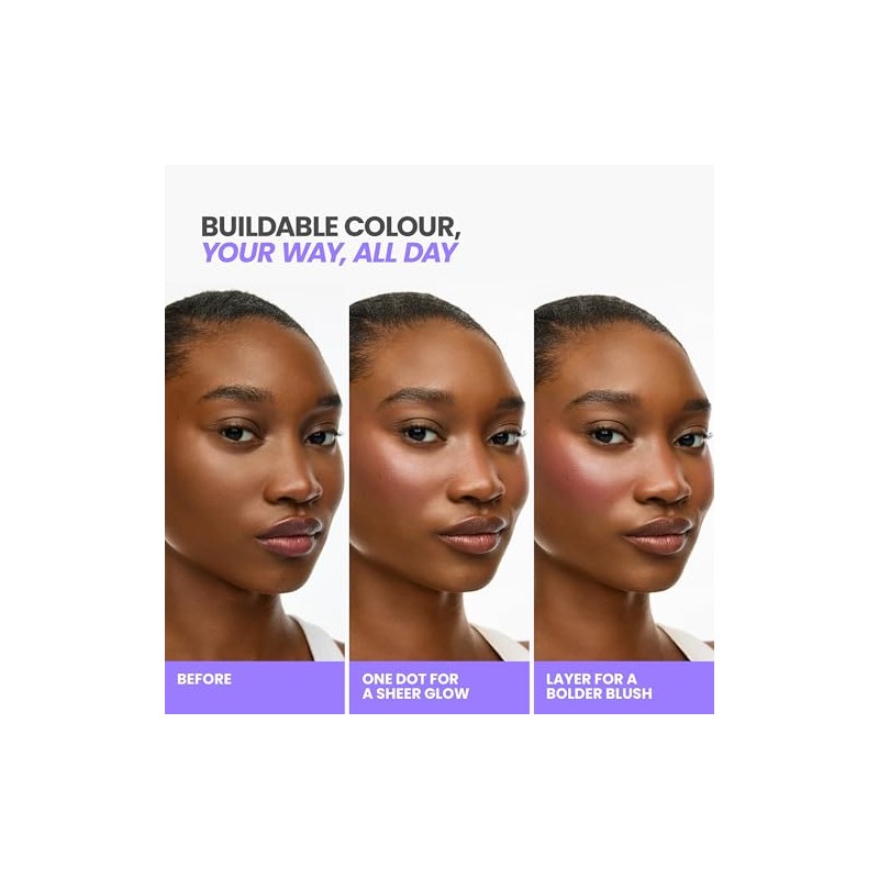 Wonderskin Liquid Blush Stain - All-Day Blush, Transfer-Proof Blush Tint
