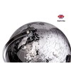 Exerz 8" World Globe Black - Stainless Steel Arc and
