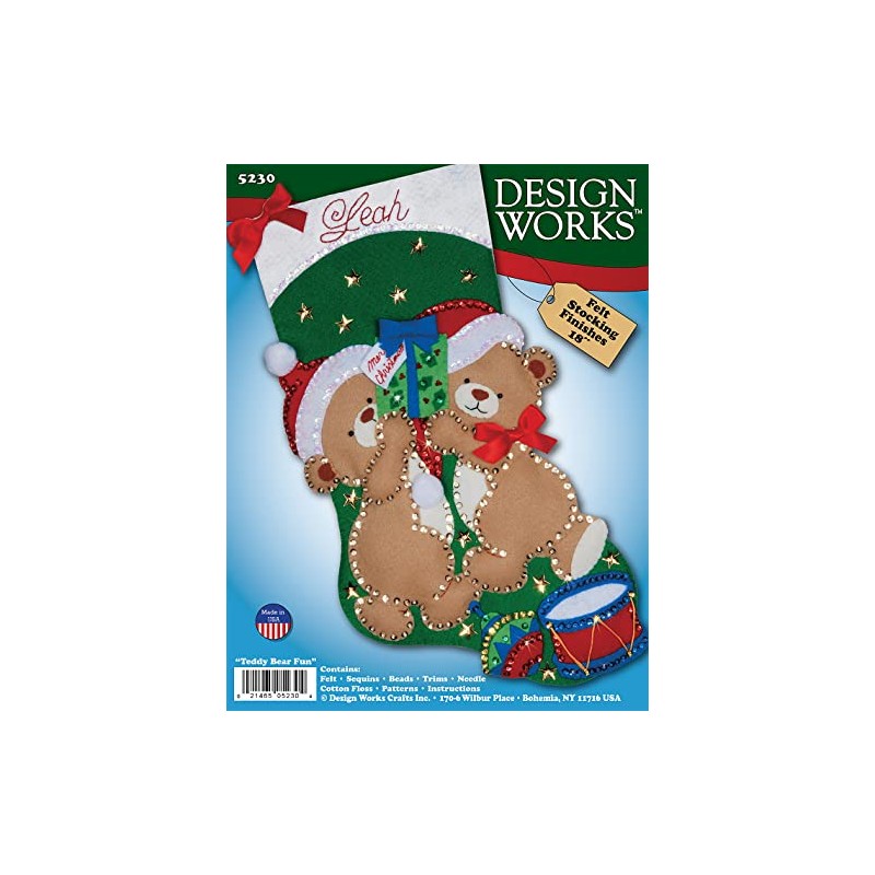 Teddy Bear Fun Felt Stocking Kit