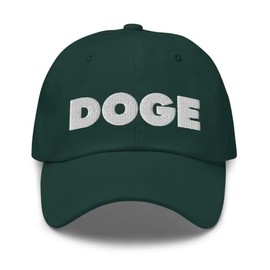 Hogue WS LLC Doge Hat (Embroidered Dad Cap) Dogecoin Crypto Meme