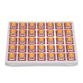 35 Pcs Mechanical Keyboard Switch Linear Dustproof Mute Long Service Life DIY Keyboard Switch with LED Slot for PHOENIX SWITCH