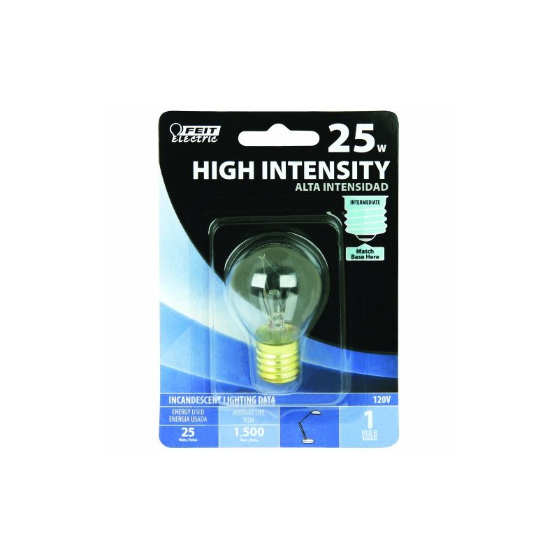 Feit Electric 25-Watt S11 High Intensity Incandescent Light Bulb, 2700K