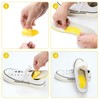 100pcs Shoe Deodorizing Stickers, Natural Shoe Odor Removal Stickers, Deodorizing