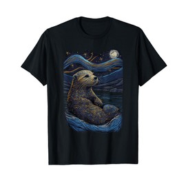 Otter Starry Night T-Shirt