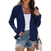 YUNDAI Womens Cardigans Summer Lightweight Cropped Knit Shrugs Solid Color