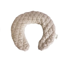 Spa Moments Quilted C-Neck Wrap/Oatmeal