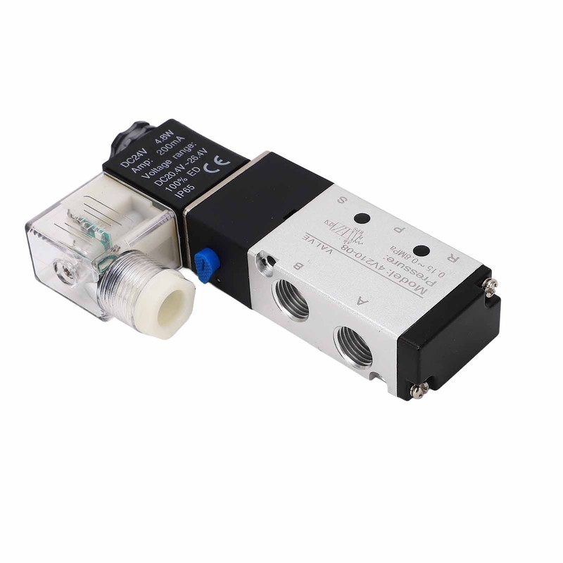 4V210‑08 Electric Solenoid Valve Normal 2 Position 5 Ways Air