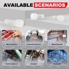 AIRIC Closed End Crimp Connectors 16-14 AWG 100 Pcs Wire