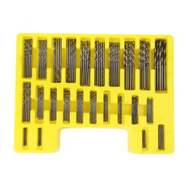 Naroote Micro Drill Bit Set, Micro Drill Bits Small 150PCs Spiral Mini Hole Opener Set 0.4-3.2mm High Speed Steel for Crafts Jewelry Drilling Tool
