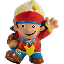 P:os 30174 3D Figure Mainzelmännchen "Carnivade" Toy Figure Made of PVC, Approx. 5.5 cm High, for Collecting, Swapping and Playing