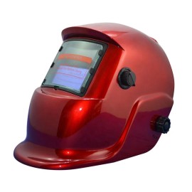 TRQ Decals Famous Industrial Safety High Performance Auto Darkening Welding Maskcolor: Red, helmet material: PP