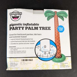 Bigmouth, Inc. Bigmouth Inflatable Party Palm Trees 5" Tall Hawaiian Tropical Pool Party