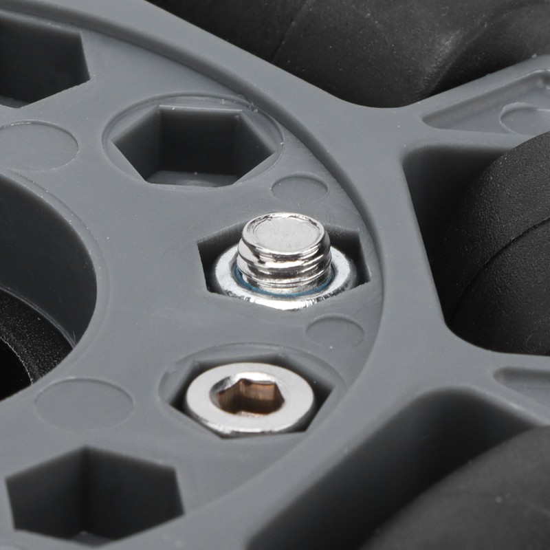 100mm Durable Nylon Rubber Bearing Rollers Omni Wheels for Robot