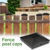 4x4 (3.5inx3.5in) Fence Post Caps, 6 Pack Deck Post Caps