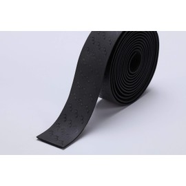 BBB Cycling, UltraRibbon, Bike Handlebar Tape, Pattern Grip Tape, Road, Urban, MTB Bicycles, Non-Slip, Includes Handlebar Plugs, BHT-15, Black, One Size