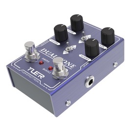 DUAL TONE,Guitar Pedal,Electric Guitar Effects Pedal for Guitars and Bass Effect Pedals Mini Single Type DC 9V True Bypass