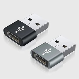 USB-C Female to USB Male Quick Adapter Compatible with Your JBL Tune 510BT for Charger, sync, OTG Devices Like Keyboard, Mouse, Zip, Gamepad, pd(2pack)