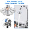 DUNSOO Tap Attachment, 360 Degree Tap Attachment Swivel in Chrome