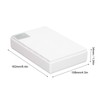 Mini UPS Battery Backup 10400mAh 5V 9V 12V POE 15V