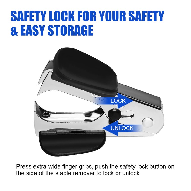 JIKIOU Staple Remover Staple Puller Removal Tool for School Office